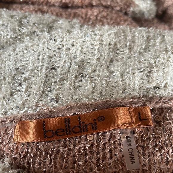 Woman’s Copper cowl neck sweater - it’s glitters! - Picture 3 of 3